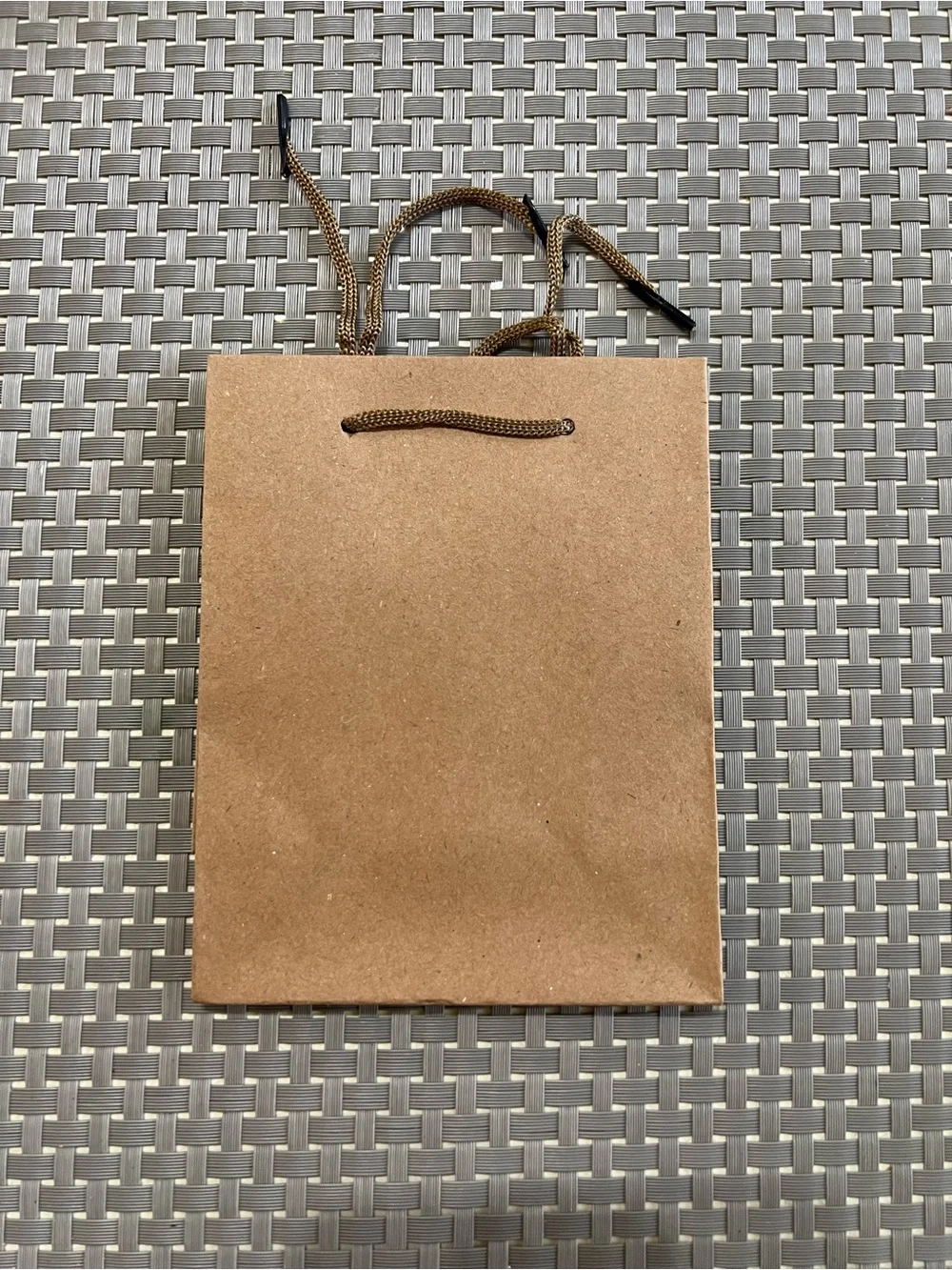 Set of 24 Small Kraft Paper Gift Bags with Rope Handles